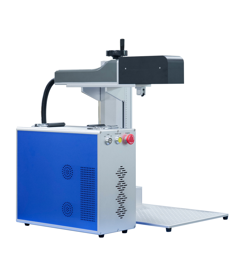 SFX 60W 80W 100W 3D Fiber Laser Engraver FEELTEK 3D Dynamic Focus System Lenmark Software 3D Laser Marking Machine